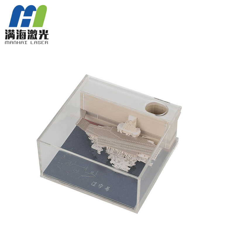  創意立體模型3d便（biàn）簽紙遼寧號定製批發