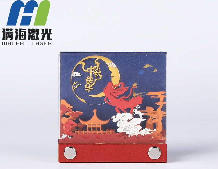 嫦娥（é）奔月古（gǔ）風中國風立體紙雕模型3d便簽紙批（pī）發