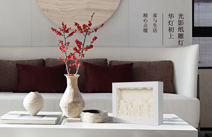 家居創意光影紙雕燈小夜燈定製（zhì）廠家