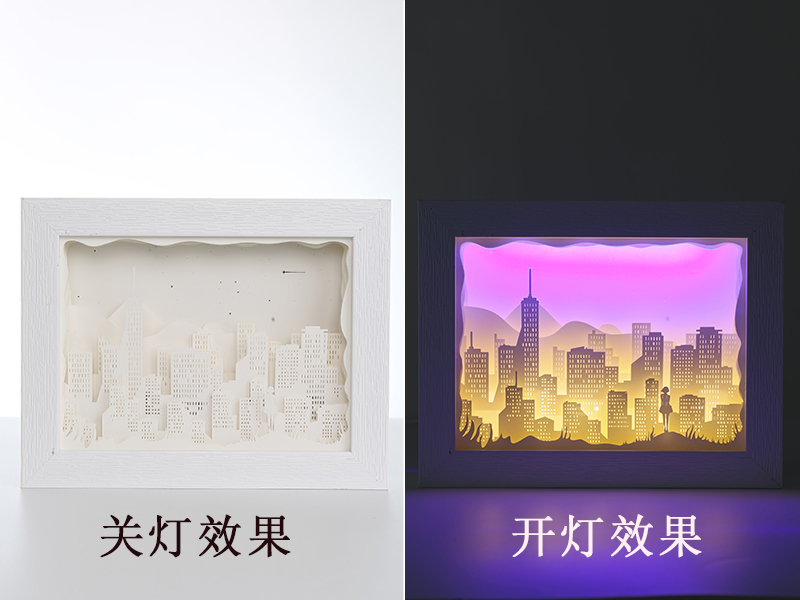 家居創意光（guāng）影紙雕燈小夜燈定製（zhì）廠家