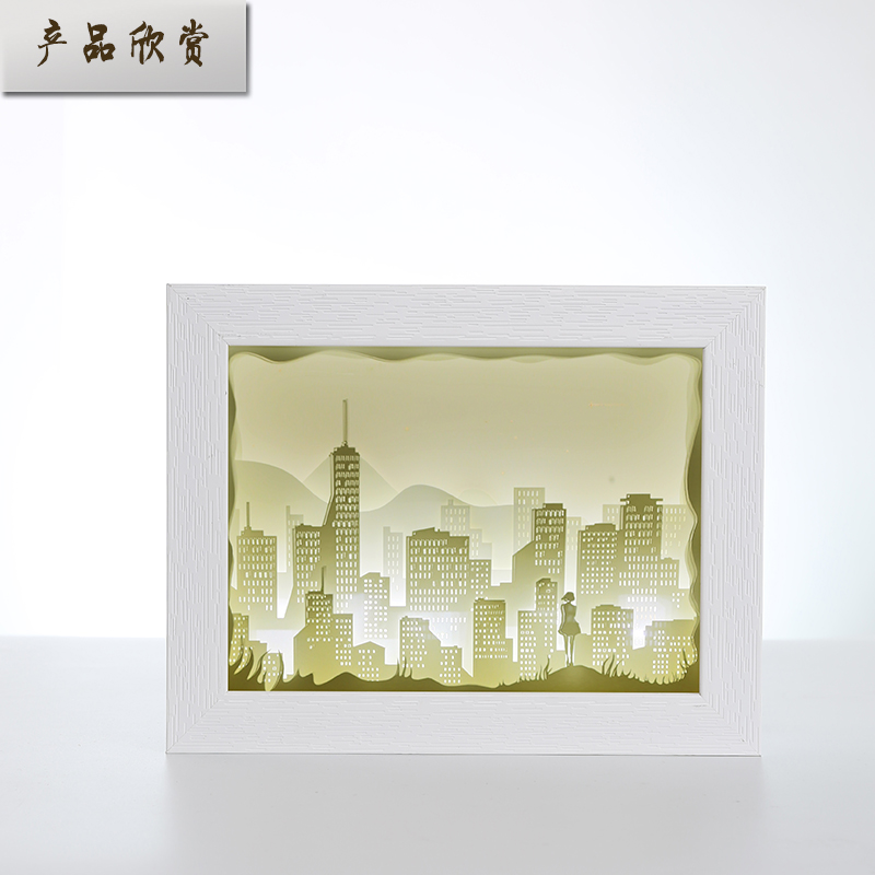 家居（jū）創（chuàng）意光影紙雕燈小夜燈定製廠家