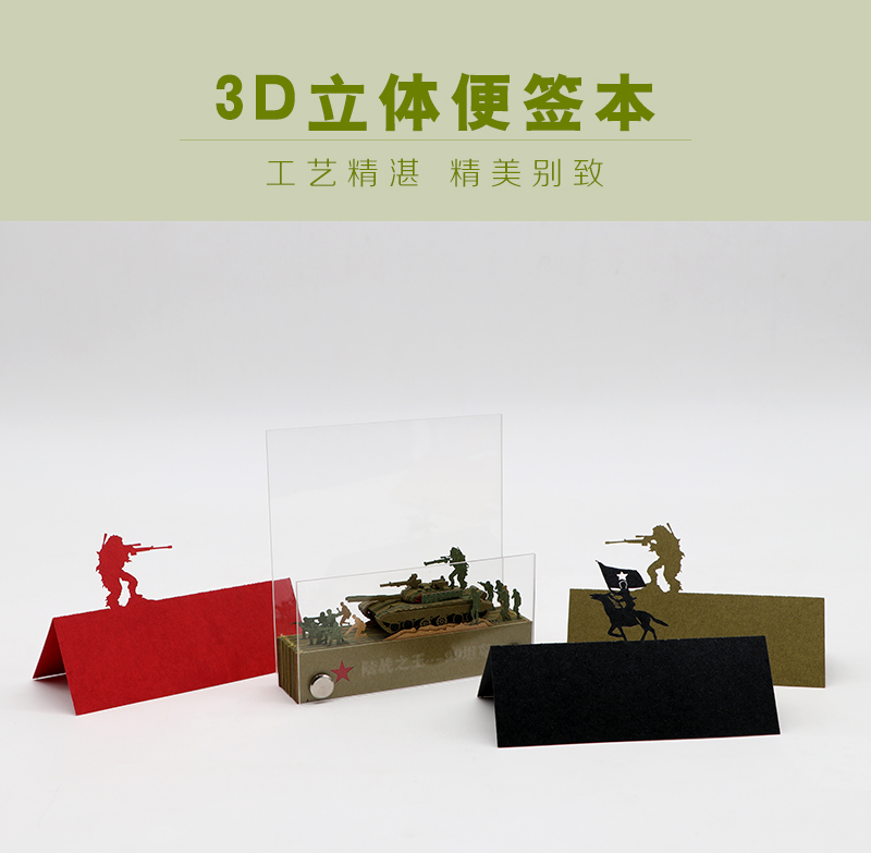 立體模型便簽紙