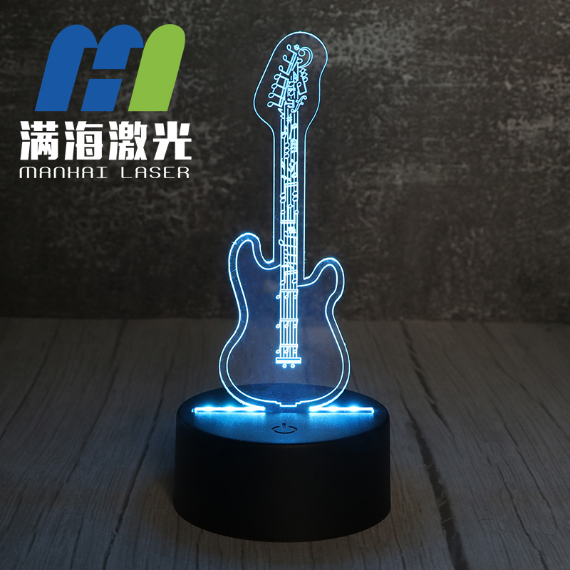 吉他樂（lè）器造型3d小夜燈床頭燈