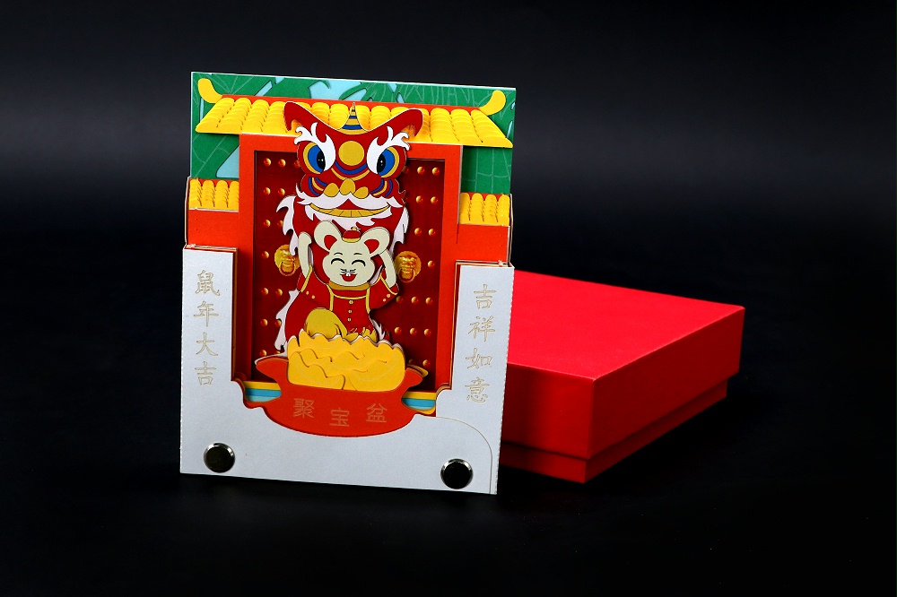 新年（nián）便簽3d立（lì）體鼠年立體便簽紙廠家定製